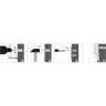 Держатель туалетной бумаги и освежителя WASSERKRAFT RHEIN K-6259